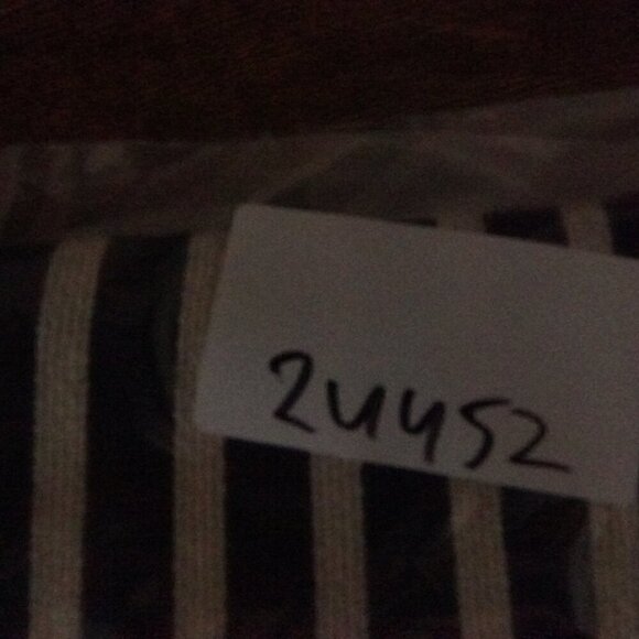 J.Crew Knit Shift Dress Womens 6 Navy Blue & Cream Stripe Career Preppy - Picture 12 of 12